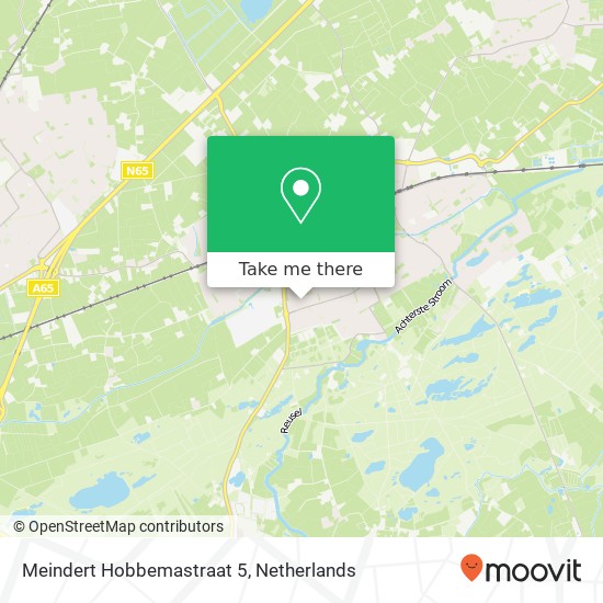 Meindert Hobbemastraat 5, 5062 LN Oisterwijk kaart