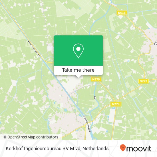 Kerkhof Ingenieursbureau BV M vd, Haverkamp 5 kaart