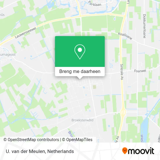 U. van der Meulen kaart