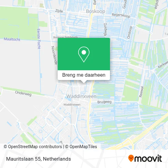 Mauritslaan 55 kaart