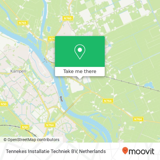 Tennekes Installatie Techniek BV kaart