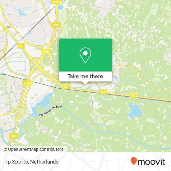 Ip Sports, Koninginneweg 1 kaart