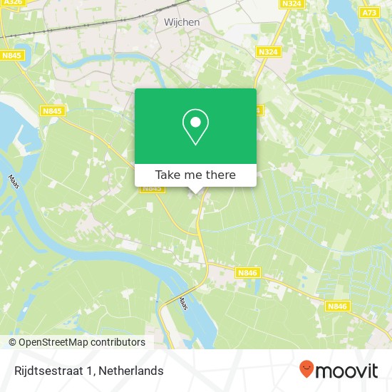 Rijdtsestraat 1, 6603 LE Wijchen kaart