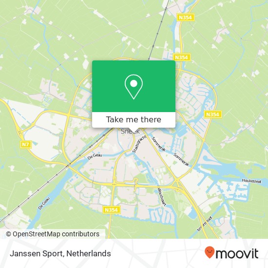 Janssen Sport, Gedempte Pol 2 kaart