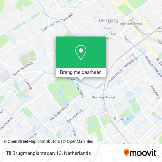 Til Brugmanplantsoen 13 kaart