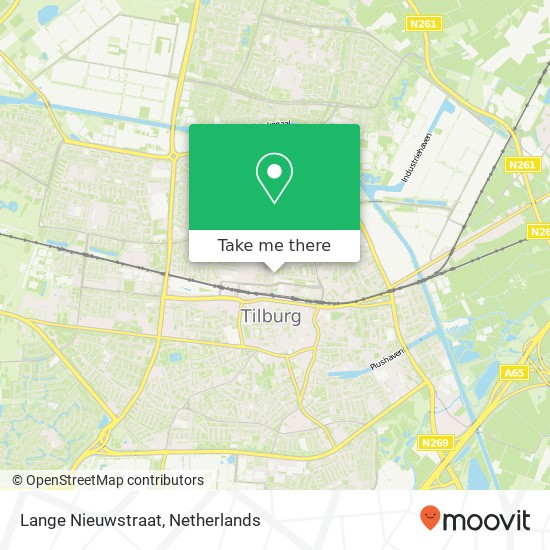 Lange Nieuwstraat, 5041 Tilburg kaart