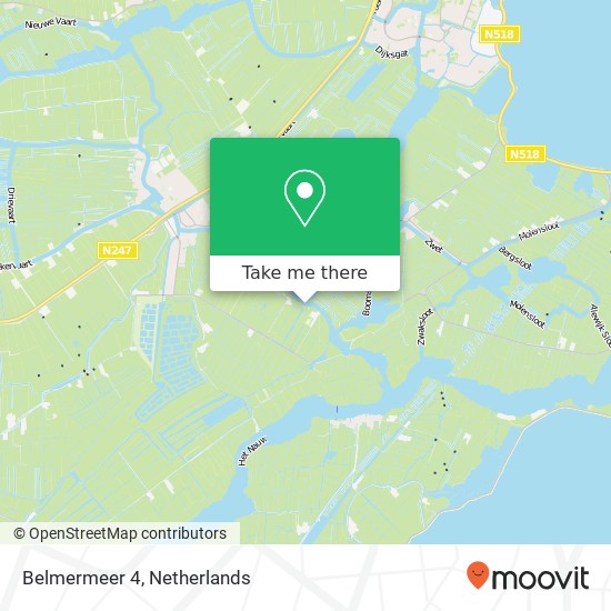 Belmermeer 4, 1151 ED Broek in Waterland kaart