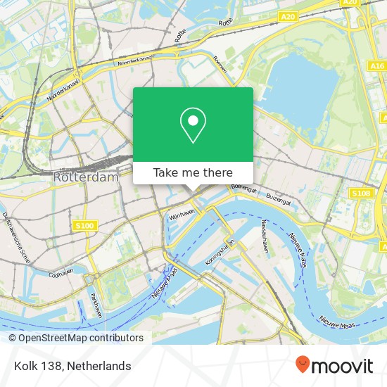 Kolk 138, 3011 MD Rotterdam kaart