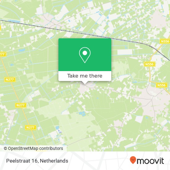 Peelstraat 16, 5976 NL Kronenberg kaart