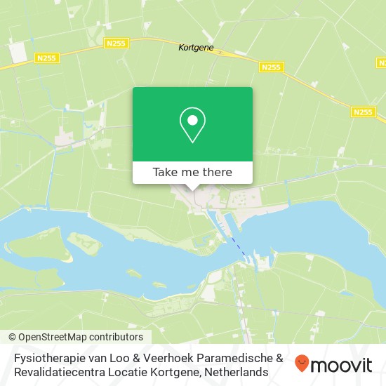 Fysiotherapie van Loo & Veerhoek Paramedische & Revalidatiecentra Locatie Kortgene, Hoofdstraat 49 kaart