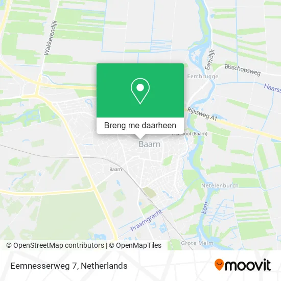 Eemnesserweg 7 kaart