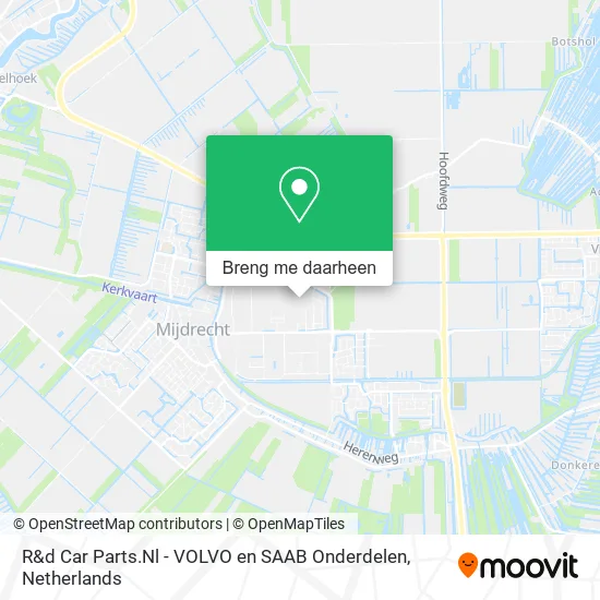 R&d Car Parts.Nl - VOLVO en SAAB Onderdelen kaart
