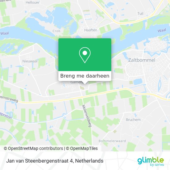 Jan van Steenbergenstraat 4 kaart