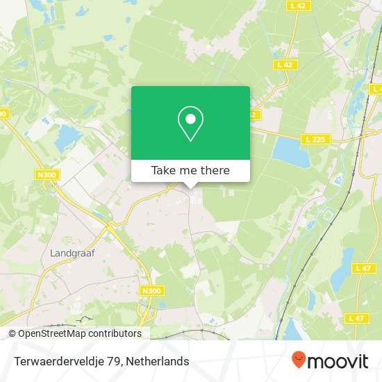 Terwaerderveldje 79, 6374 GB Landgraaf kaart