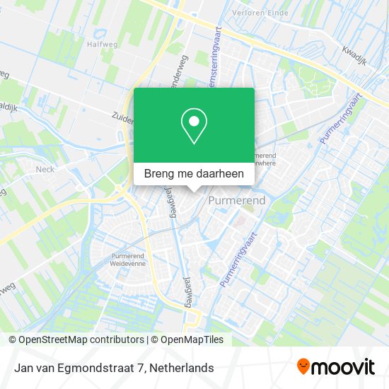 Jan van Egmondstraat 7 kaart