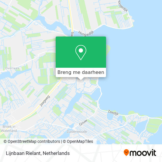 Lijnbaan Rielant kaart