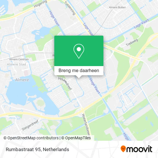 Rumbastraat 95 kaart