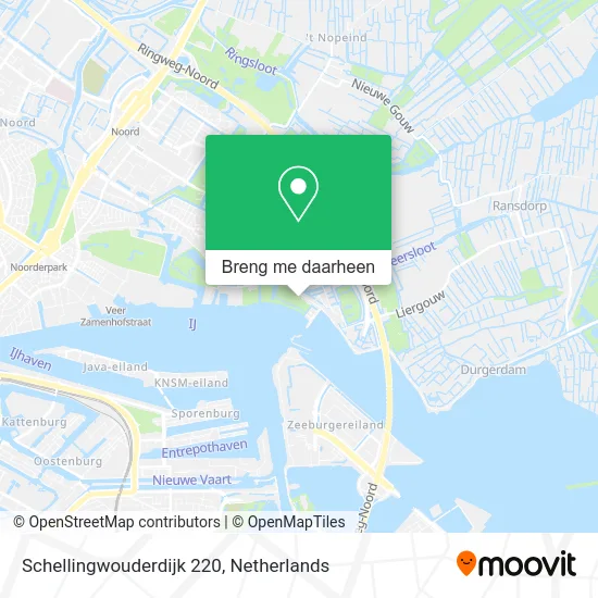 Schellingwouderdijk 220 kaart