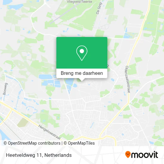 Heetveldweg 11 kaart