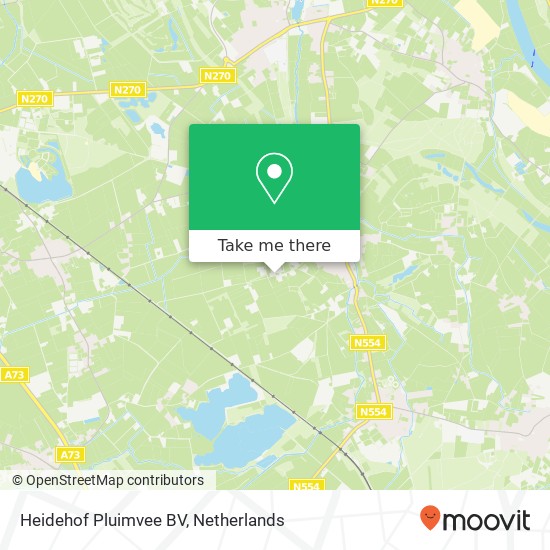 Heidehof Pluimvee BV kaart