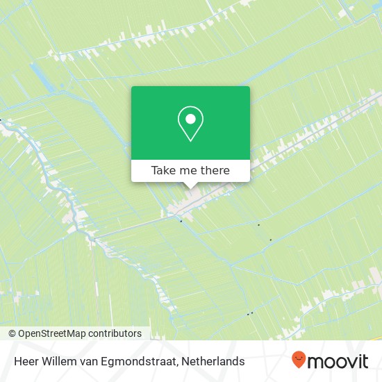Heer Willem van Egmondstraat, 3415 PN Polsbroek kaart