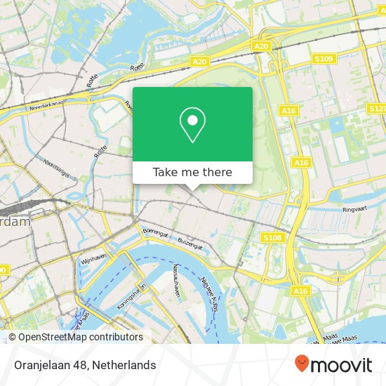 Oranjelaan 48, 3062 BT Rotterdam kaart
