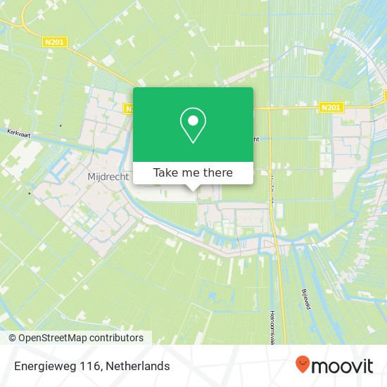 Energieweg 116, 3641 RT Mijdrecht kaart