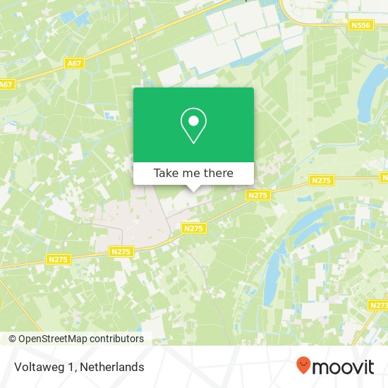 Voltaweg 1, 5993 SE Maasbree kaart