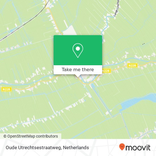 Oude Utrechtsestraatweg, 3421 Oudewater kaart