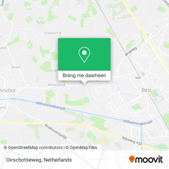 Oirschotseweg kaart