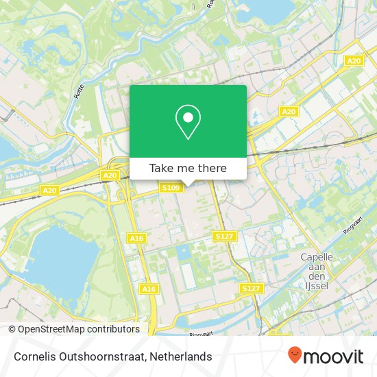 Cornelis Outshoornstraat, 3067 EG Rotterdam kaart