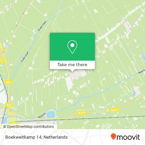 Boekweitkamp 14, 7961 AZ Ruinerwold kaart