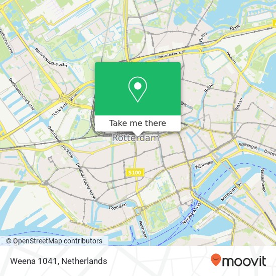 Weena 1041, 3013 AL Rotterdam kaart