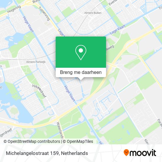 Michelangelostraat 159 kaart