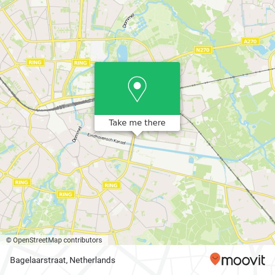 Bagelaarstraat, 5642 Eindhoven kaart