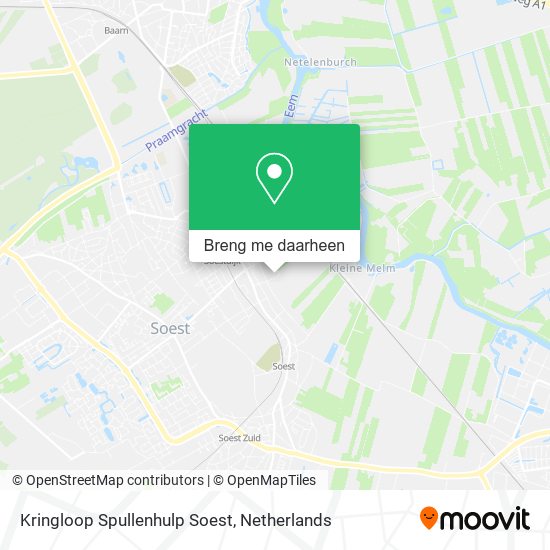 Kringloop Spullenhulp Soest kaart