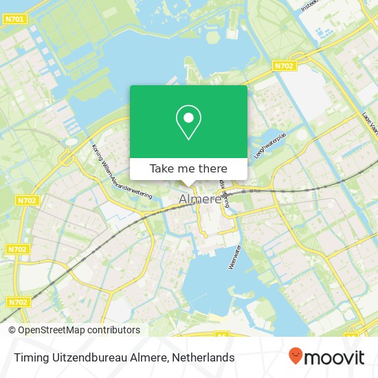 Timing Uitzendbureau Almere, Wisselweg 33 kaart