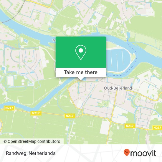 Randweg, 3263 Oud-Beijerland kaart