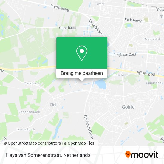Haya van Somerenstraat kaart