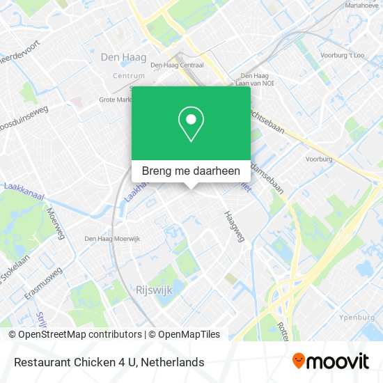 Restaurant Chicken 4 U kaart