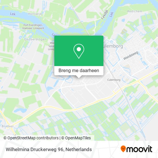 Wilhelmina Druckerweg 96 kaart