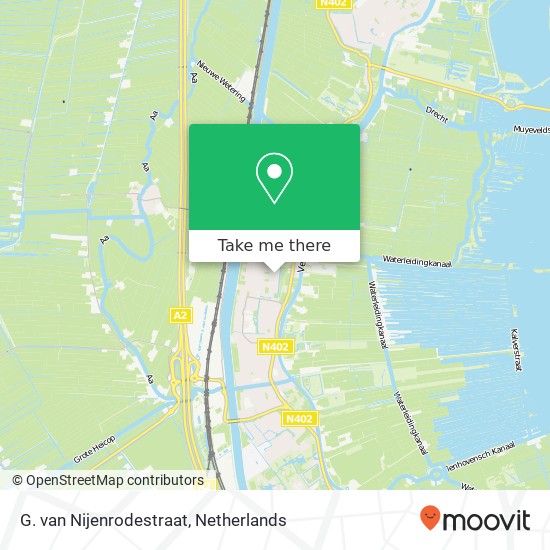 G. van Nijenrodestraat, 3621 Breukelen kaart