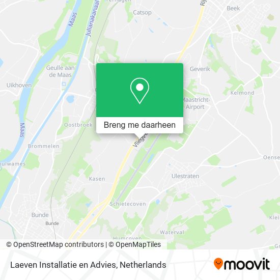 Laeven Installatie en Advies kaart