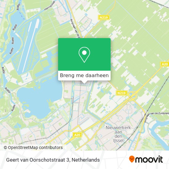 Geert van Oorschotstraat 3 kaart