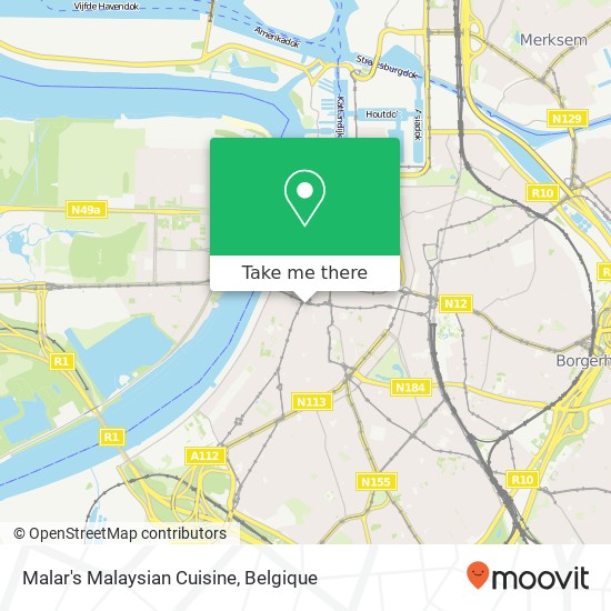 Malar's Malaysian Cuisine kaart