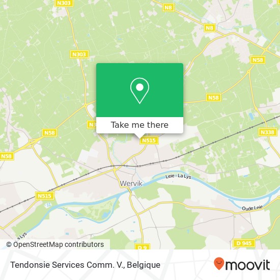 Tendonsie Services Comm. V. kaart