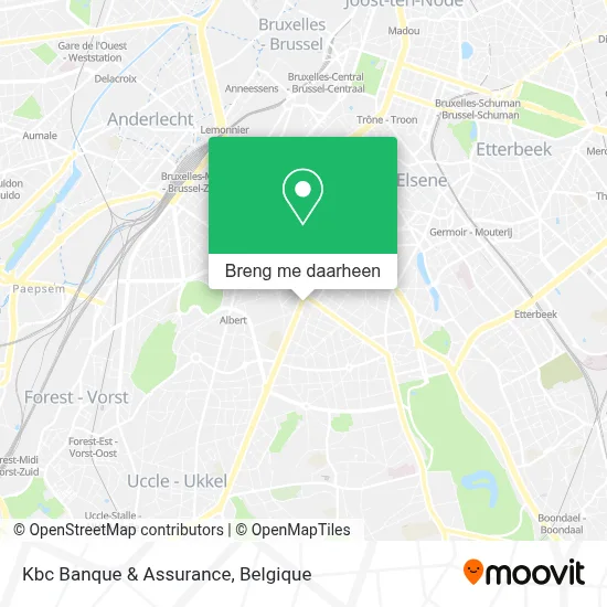 Kbc Banque & Assurance kaart