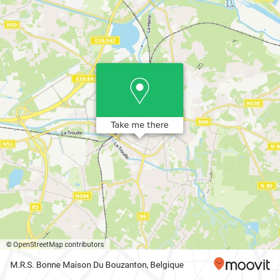 M.R.S.  Bonne Maison Du Bouzanton kaart