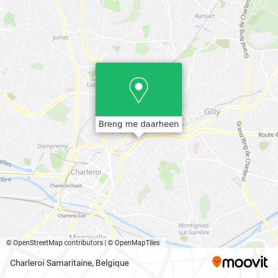 Charleroi Samaritaine kaart