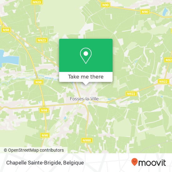 Chapelle Sainte-Brigide kaart
